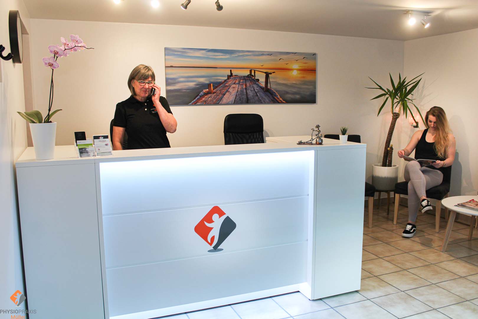 Anmeldung und Empfang der Physiotherapie Praxis Müller in Frankenthal